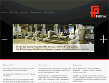 Tablet Screenshot of fillpak.com.au